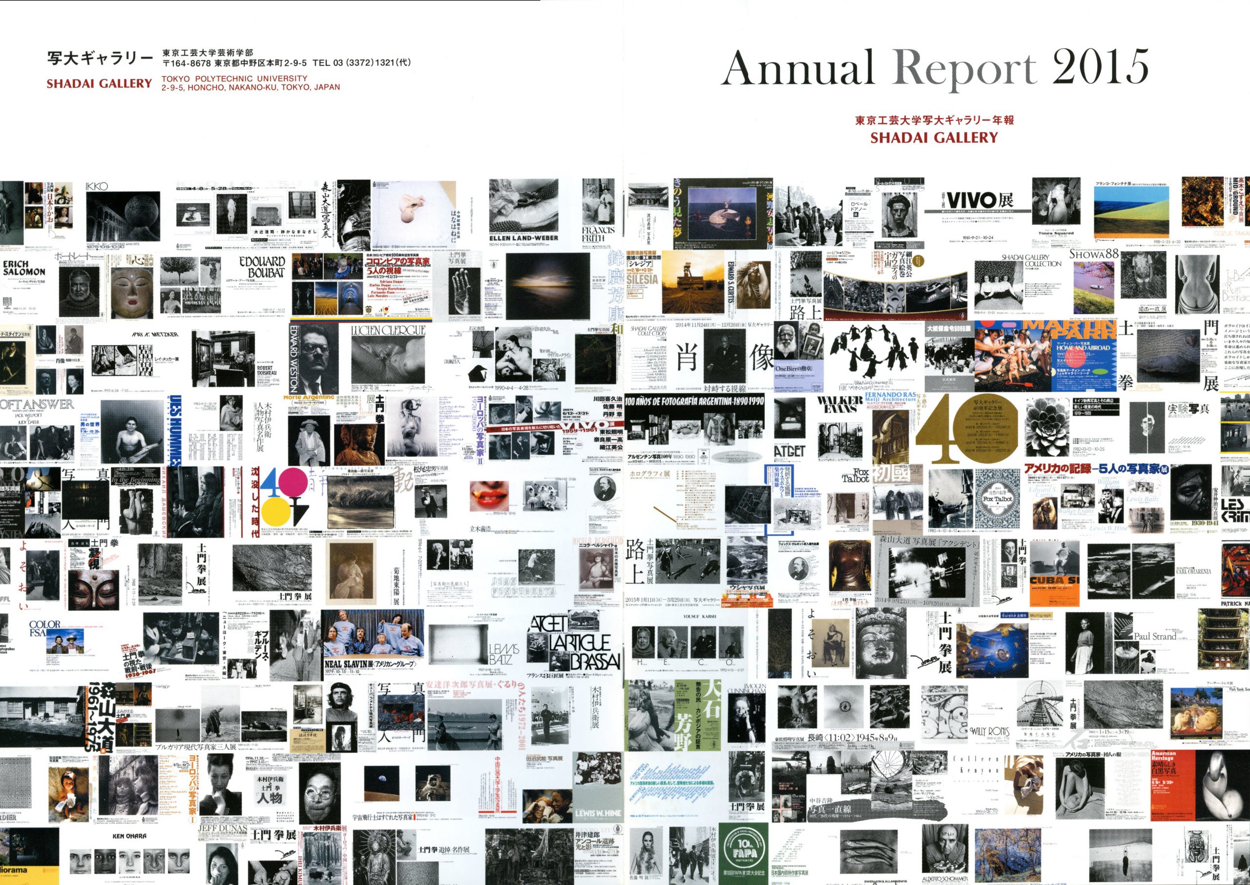 Annual Report 2015　写大ギャラリー年報