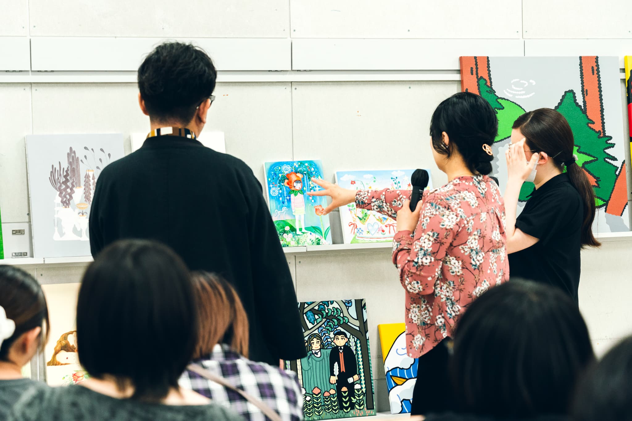講評の授業風景