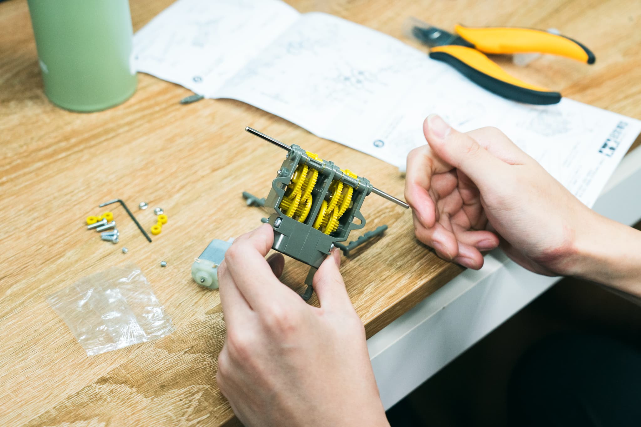 ゼミ演習室のひとコマ